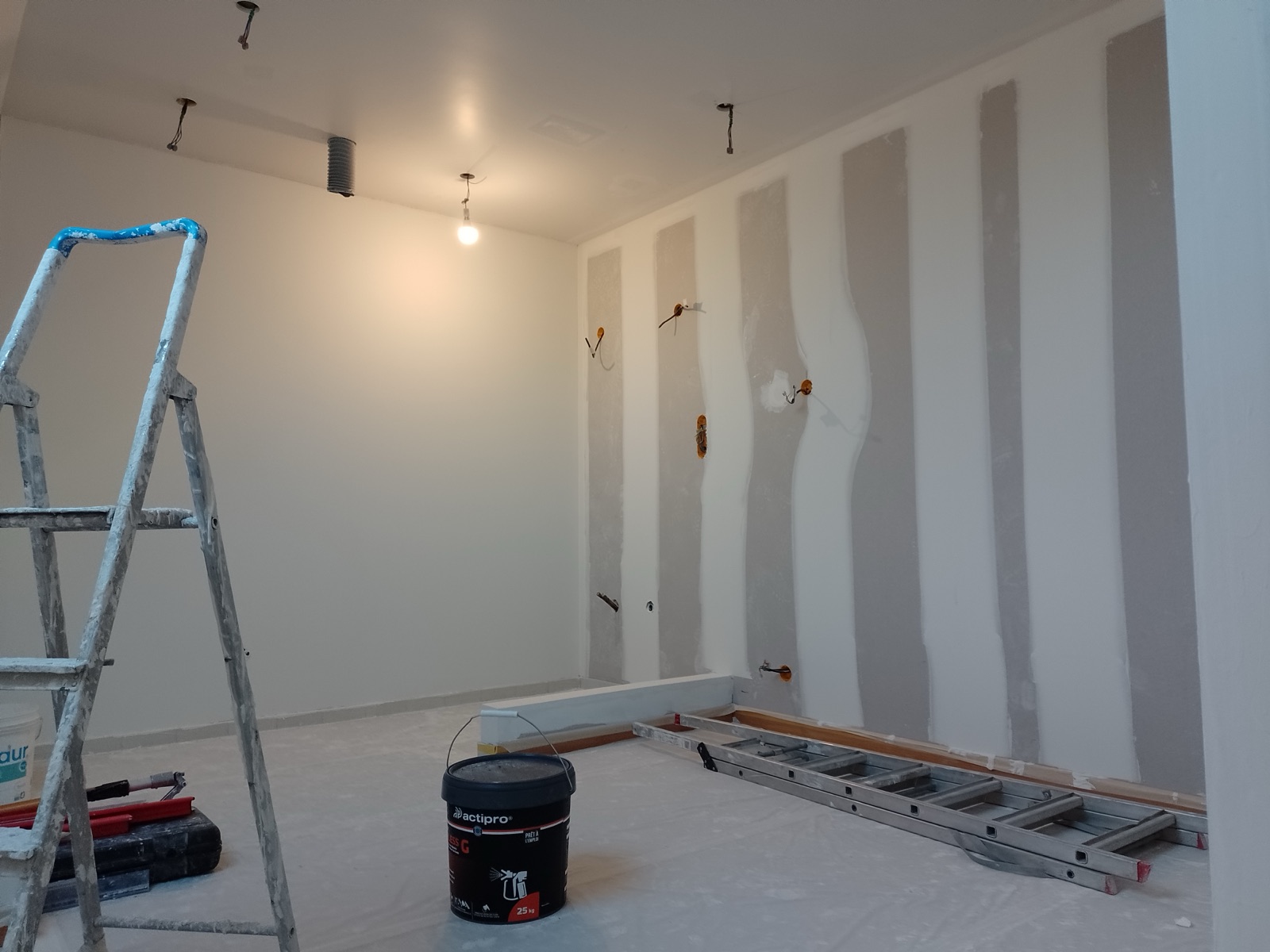 Chantier enduit Actipro