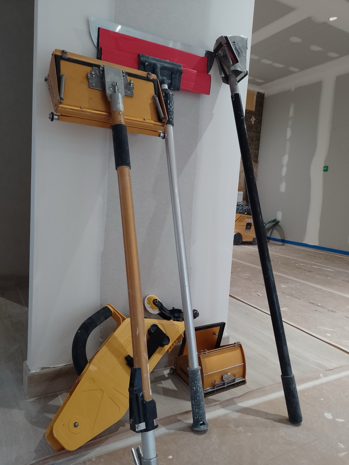 Outils d'enduit professionnels
